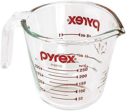 פיירקס הכנה 1-כוס זכוכית כוס מדידה