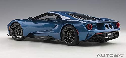 2017 פורד GT Blue Blue 1/18 רכב דגם מאת Autoart 72942