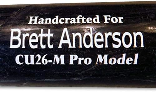 שחקן ברט אנדרסון השתמש במארוצ 'י, מחבט חתוך מותאם אישית, לוס אנג 'לס דודג' רס, ג ' יי - בי-085658