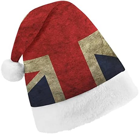 בריטי דגל חג המולד כובע אישית סנטה כובע מצחיק חג המולד קישוטים