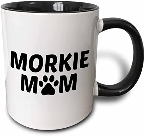 3רוז מורקי אמא, תמונה של כפה כלב על רקע לבן - ספלים