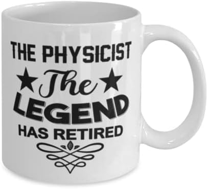 פיזיקאי ספל, האגדה יש בדימוס, חידוש ייחודי מתנת רעיונות עבור פיזיקאי, קפה ספל תה כוס לבן