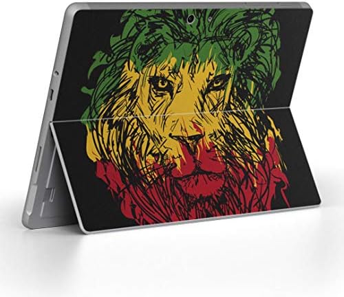כיסוי מדבקות Igsticker עבור Microsoft Surface Go/Go 2 עורות מדבקת גוף מגן דק במיוחד 011733 רגאיי אריה של בעלי
