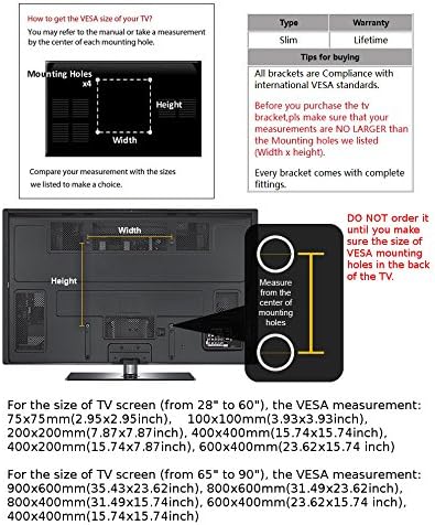 CK Global Global Profile Tilt Tilt Tilt Slacket Mountet עם רמת רוח מובנית עבור סמסונג TV דגם 40