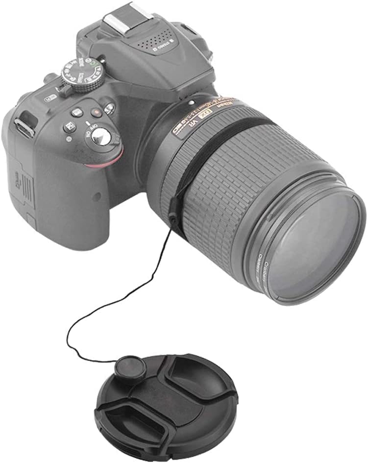כיסוי מכסה עדשות 72 ממ תואם ל Nikon AF-S DX Nikkor 18-200 ממ f/3.5-5.6G ED VR II עדשה, AF-S DX VR 18-200 ממ f/3.5-5.6G