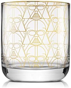 כלי זכוכית של מלחמת הכוכבים ג 'וי-ג' ולט. סט משקפי כדור נמוך' דקו ' של 4, 10 עוז משקפי מלחמת הכוכבים. כוס