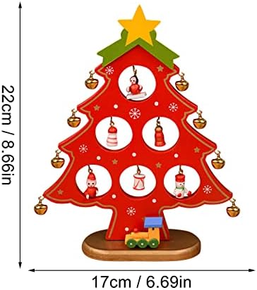 קישוט לחג המולד של XIOS 2022 מבטאים דקורטיביים לעיצוב הבית מלא מלאכותי עץ חג המולד DIY מיני חג המולד