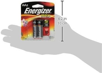 Energizer E91BP -2 AA גודל סוללה למטרה כללית אלקליין, AA - אלקליין - 1.5 וולט DC - 2 / חבילה