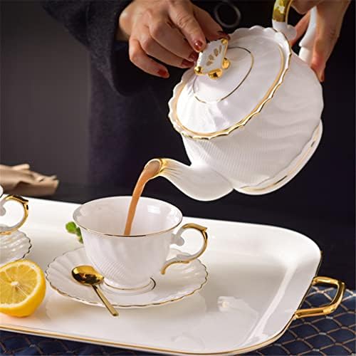 עצם WJCCY סין קפה סט אחר הצהריים סט תה של פונות קטנות כוס תה תה מתנות חומרי בית