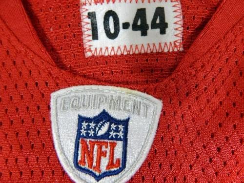 2010 סן פרנסיסקו 49ers Brett Swain 18 משחק הונפק אדום ג'רזי 44 DP30917 - משחק NFL לא חתום משומש