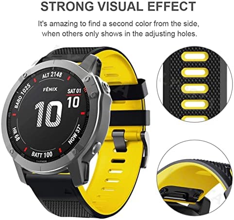 Makee 22 26 ממ רצועות שעון חכמות עבור Coros Vertix 2 Smart Smartwatch רך עבור Garmin fenix 6 5x 6x צמיד פס שורש