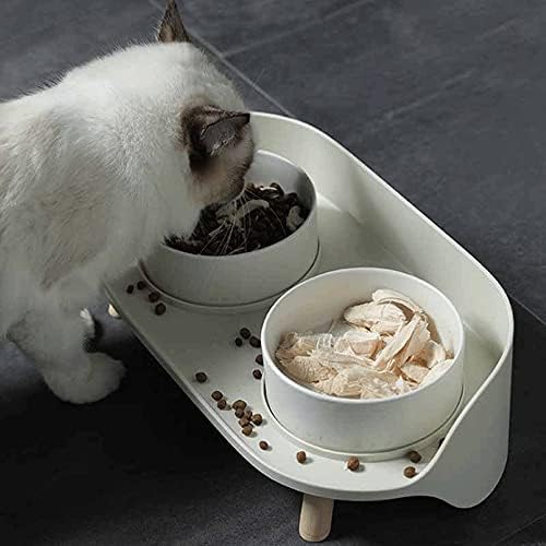 איטי מזין קערה לחיות מחמד מזון קרמיקה קערה חמוד חתול כלב קערת מים אגן כלב סיר לחיות מחמד שתיית