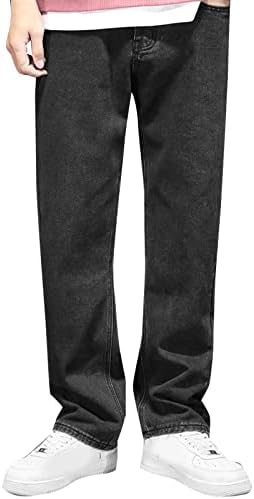 מיאשוי עניבת להקת גברים של סתיו חורף מקרית צפצף ספורט מכנסיים עם כיס אופנה ג ' ינס ארוך מכנסיים מטושטש