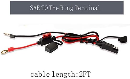 IMESTOU 2FT SAE O רתמת מסוף טבעת עם תקע ניתוק מהיר בן 10 א-פינים מתמזג עם 2 פינים ...