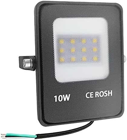 אורות שיטפון LED 10W, 1000LM אורות עבודה סופר -בהירים, IP66 Floattlights חיצוניים אטומים חיצוניים חיצוניים 5000