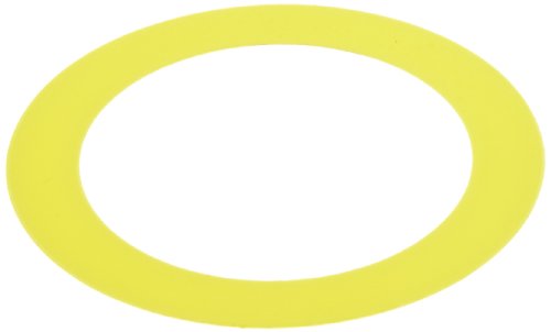 PVC עגול עגול, צהוב, 0.020 עובי, 2 מזהה, 2-3/4 OD