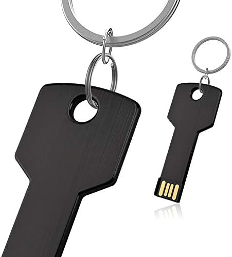 10 יחידות כונן פלאש USB מפתח מתכת מפתח USB עיצוב עיצוב עט כונן USB 2.0 2G 2GB שחור