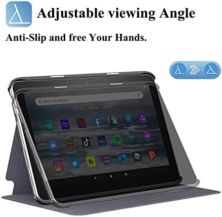 מארז SupVeco עבור New Kindle Fire 7 Tablet הדגם האחרון, רזה משקל קלה Folio Stad