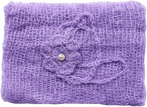 Feeshow Baby Soft Mohair Wrap את שמיכת בד עם תלבושת אבזרי צילום של כיסוי ראש