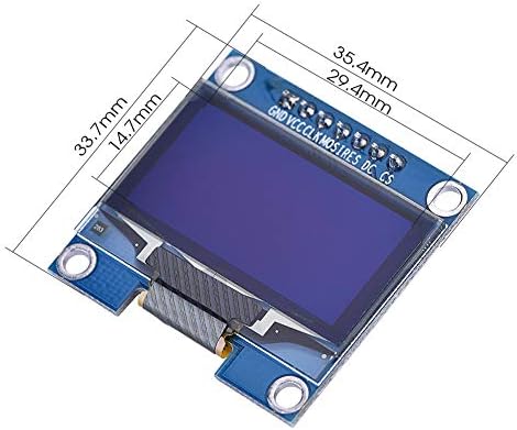 מודול OLED בגודל 1.3 אינץ '7PIN SPI/I2C צבע לבן 128x64 1.3 אינץ' OLED LCD LED מודול מודול 1.3 מודול