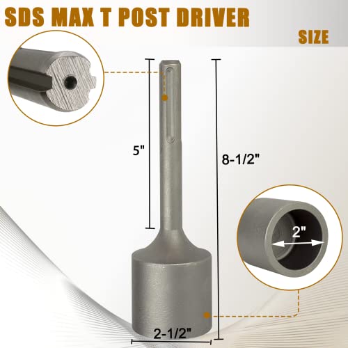 WERHOO SDS MAX T DRIVER CONSTRIVER ו- PHAMMER CONTRY - הפיתרון האולטימטיבי לייצור גדר לאחר נהיגה ברוח. חסוך