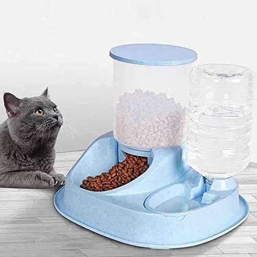 סלטיום גדול קיבולת שימוש כפול אוטומטי לחיות מחמד חתולי מזין עם מתקן מים כלבים כלב מזון קערת חתולי שתייה עבור אספקת