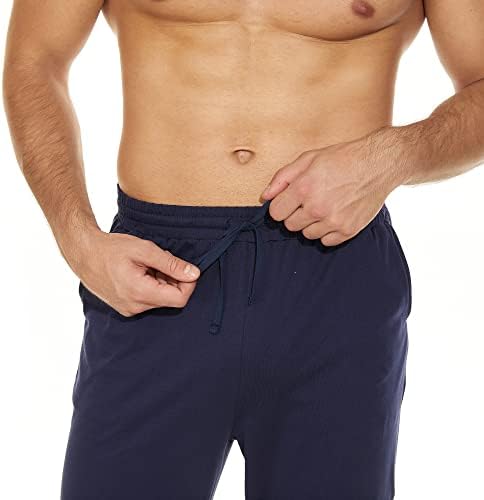 GINVVA 2 Pack Pack Bottoms Pajama, מכנסי שינה ג'וג'ר סרוגים מכנסי שינה עם כיסים