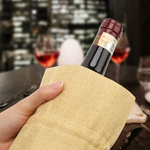 תיק יישון יוטה של ​​Zhaoyao, שקיות מתנה של בקבוק יין מאורס