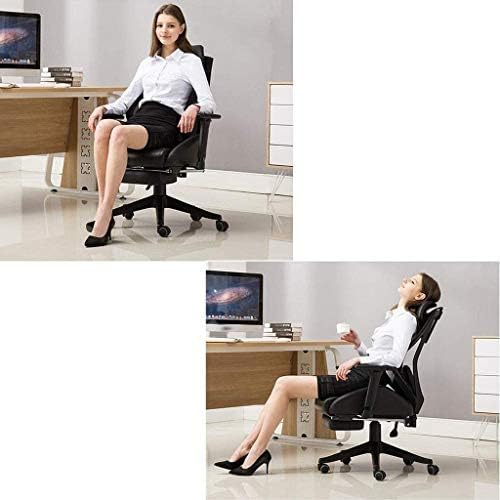 משרד כיסא רשת חזרה ארגונומי מסתובב שולחן כיסא מתכוונן משענת ראש, משענת יד, מושב גובה