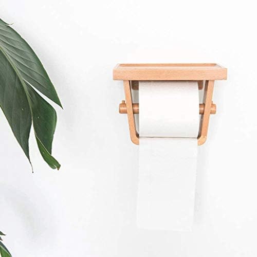 עץ נייר טואלט מחזיק מדף, תרגיל אסלת רקמות נייר רול מחזיק קיר הר נייר מגבת מתקן מחזיק אמבטיה