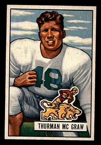1951 Bowman 27 Thurman McGraw Detroit Lions Ex/MT+ Lions Colorado St